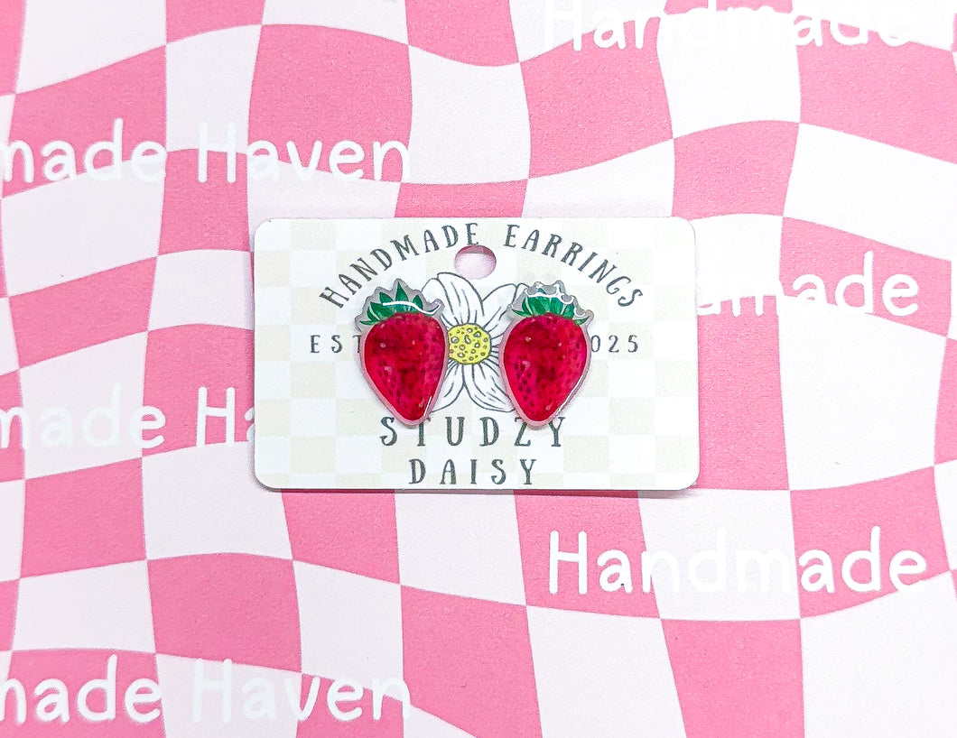 Strawberry Studs