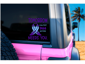 Suicide Awareness/Memorial- Car Decal
