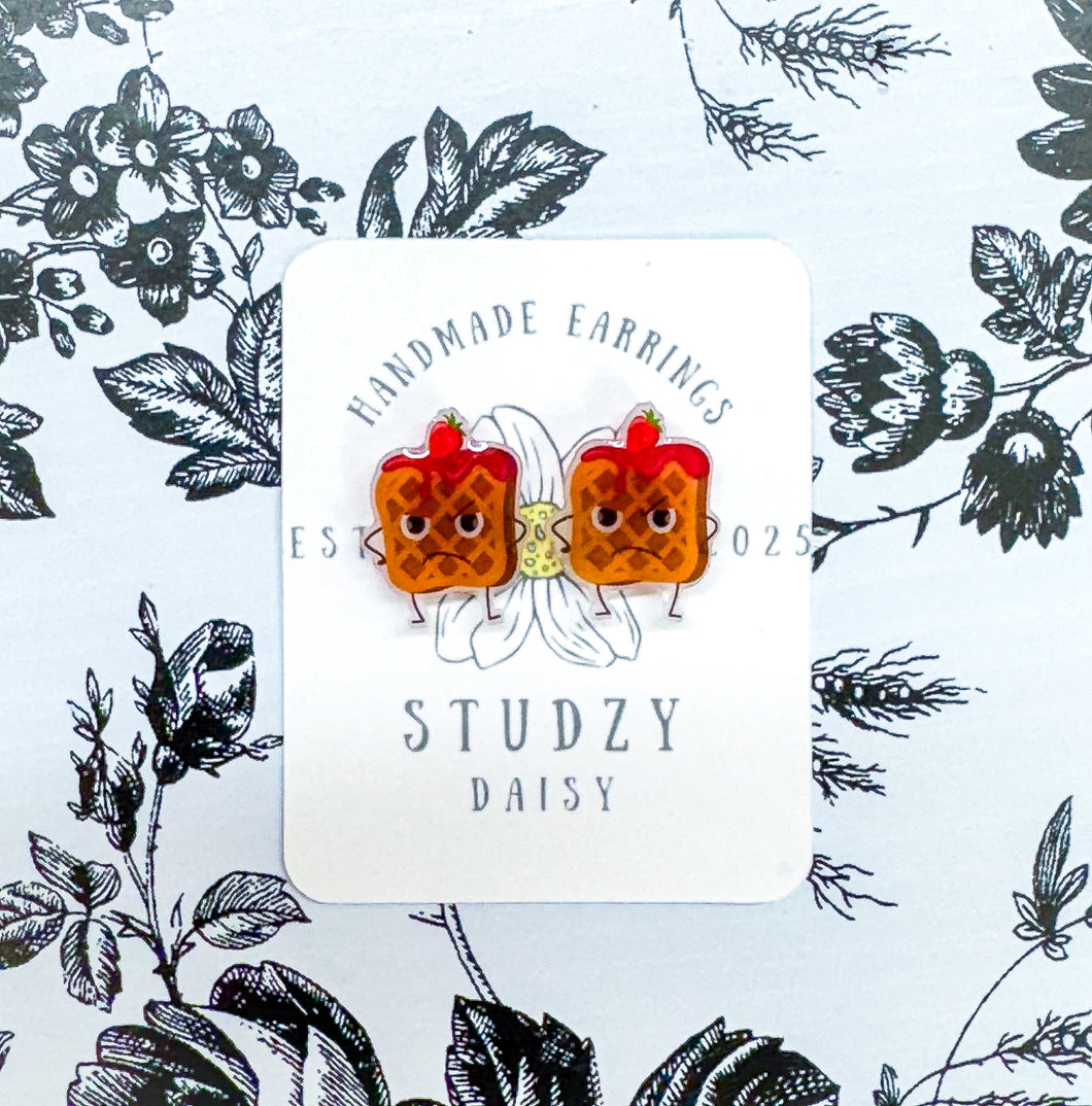 Upsetty Waffle Studs