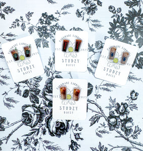 Coffee Addict Studs