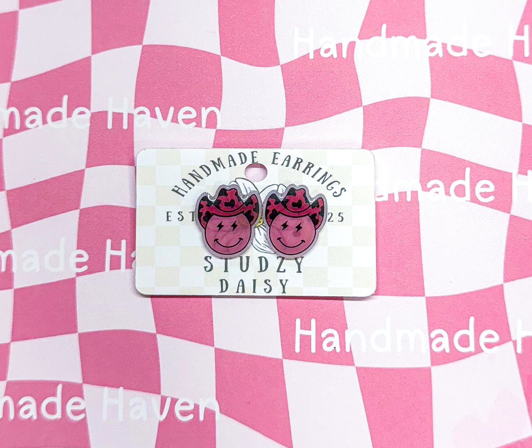 Smiley Boy Studs