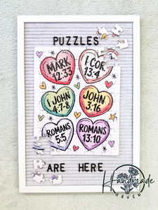Bible Hearts- 120 pc puzzle
