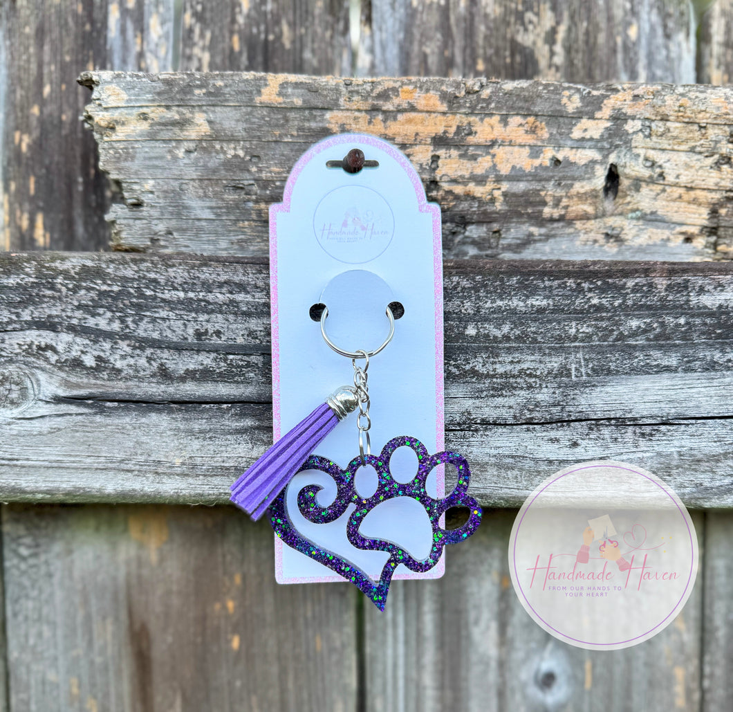 Paws of Love Keychain