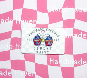 Patriotically Caked Studs