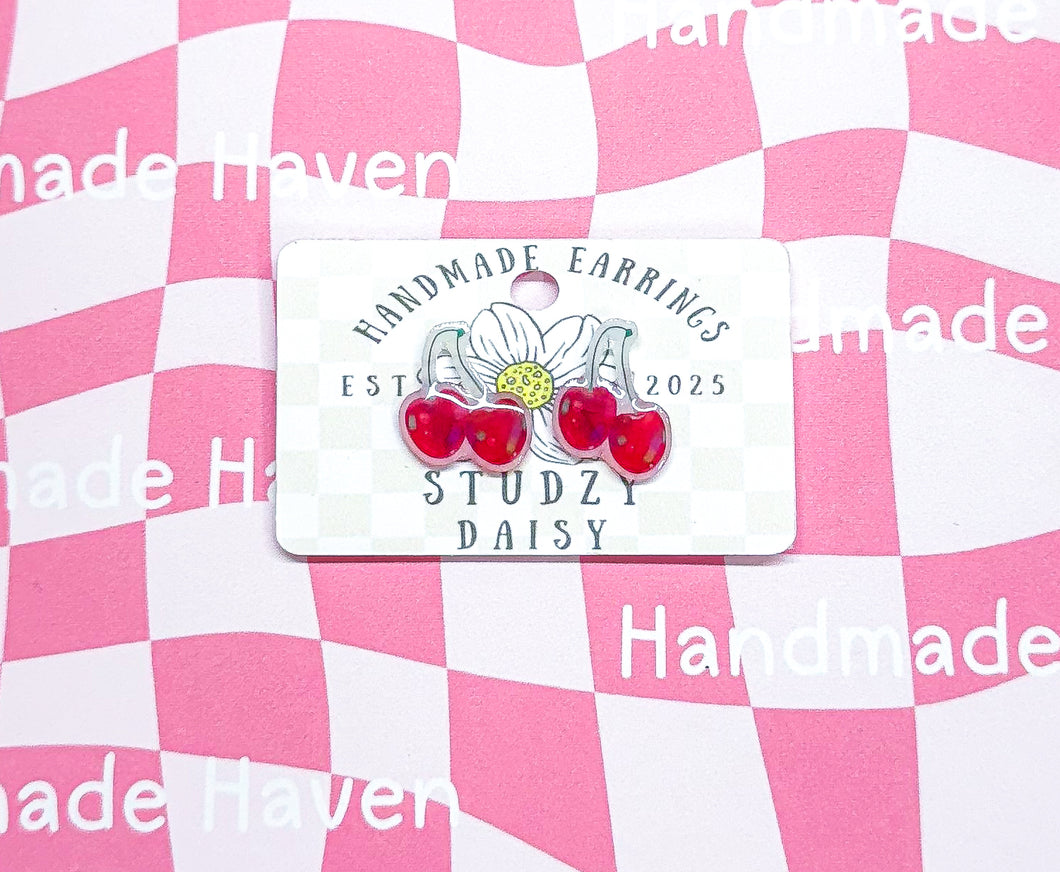 Very Cherry Studs