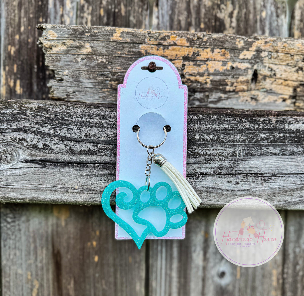 Paws of Love Keychain